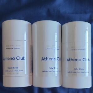 Athena Club Deodorant Trio - Super Bloom, Solar Disco